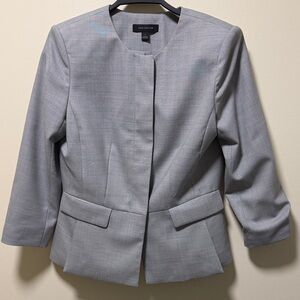 Ann Taylor Light Gray Women's Blazer